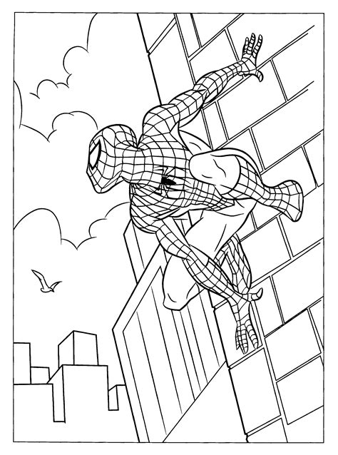 spiderman coloring pages printable